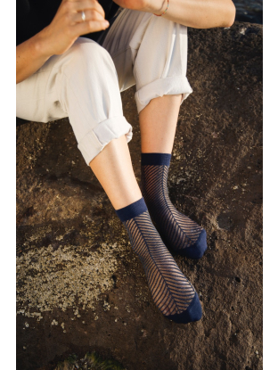 Socks Sapin Bleue Blue