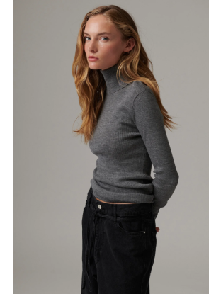 Roll neck Sierra Grey