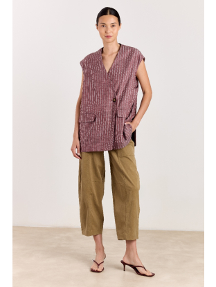 Vest Judith Cranberry