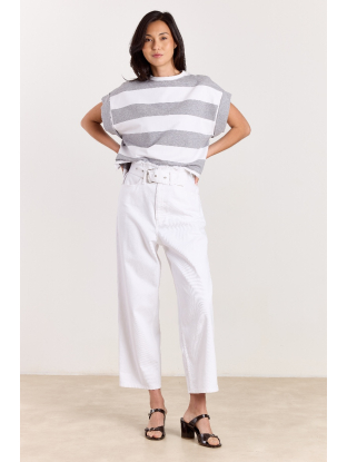 Mika Grey Melange White