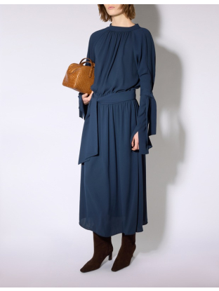Dress Tie Waist Navy