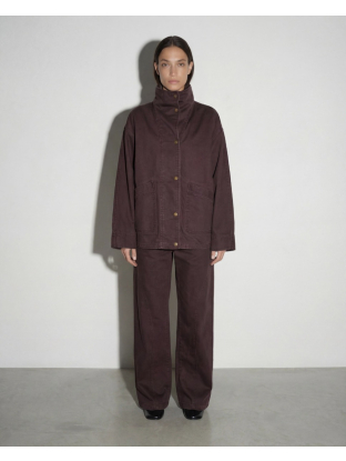 Pants Duck Twill Plum