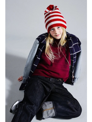 Muts Hen blauw of rood