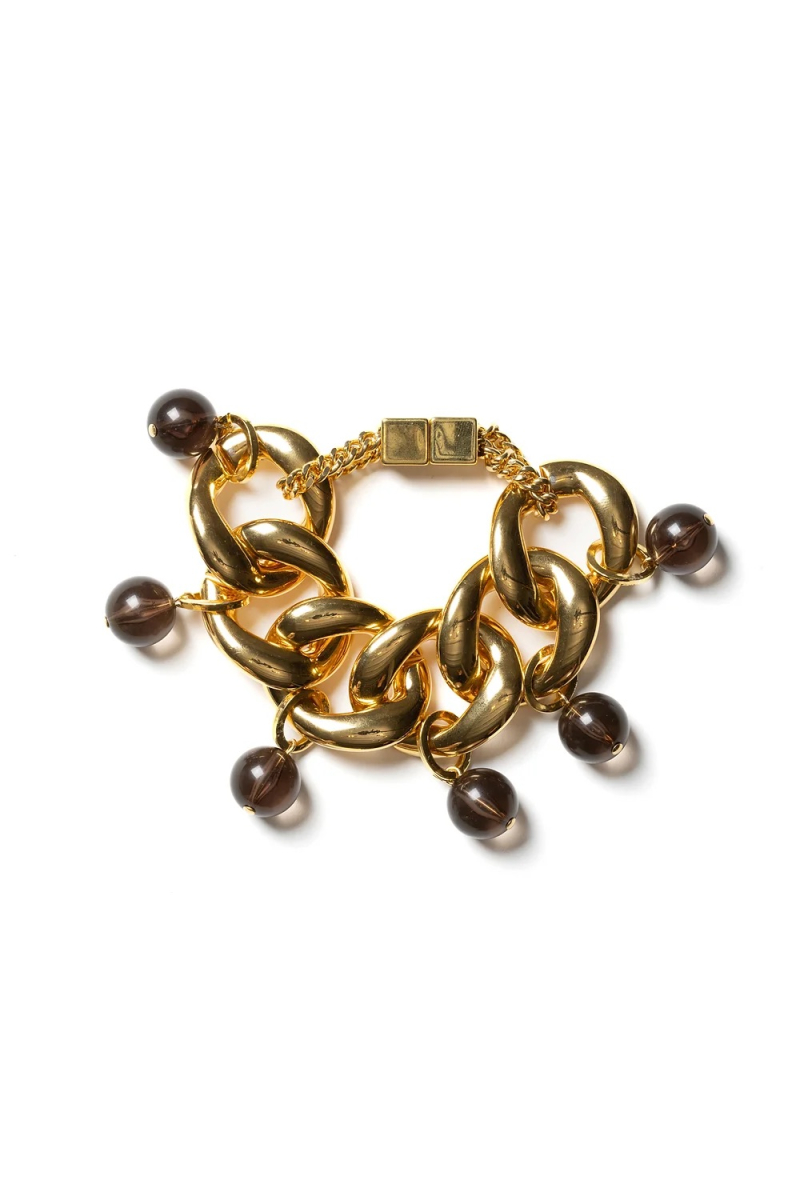 armband stones  gold fumé van laurence delvallez