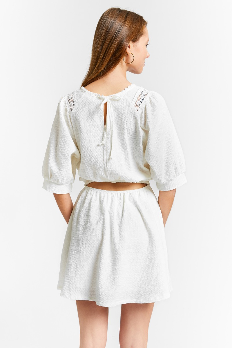 jurk stream off white van indee
