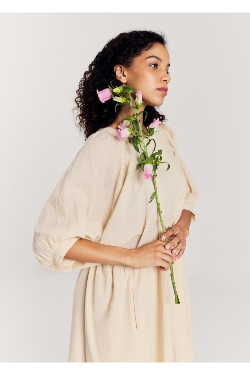 jurk ullateen tess off white van morley