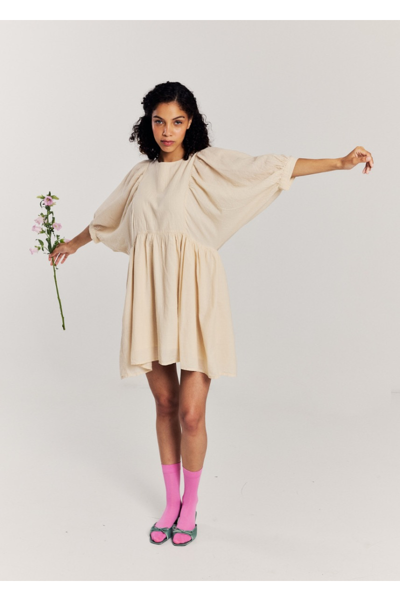 jurk ullateen tess off white van morley