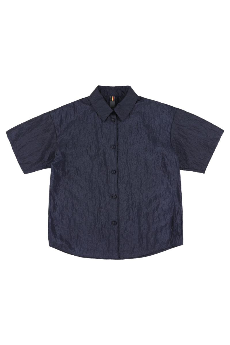 blouse 1521 nylon dark blue van caroline bosmans