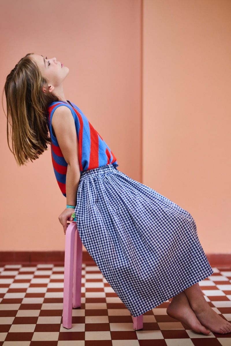 shop nu rok lincoln navy van maan bij ik koop Belgisch conceptstore 'les belges', ruimste aanbod van Belgische damesmode en kindermode