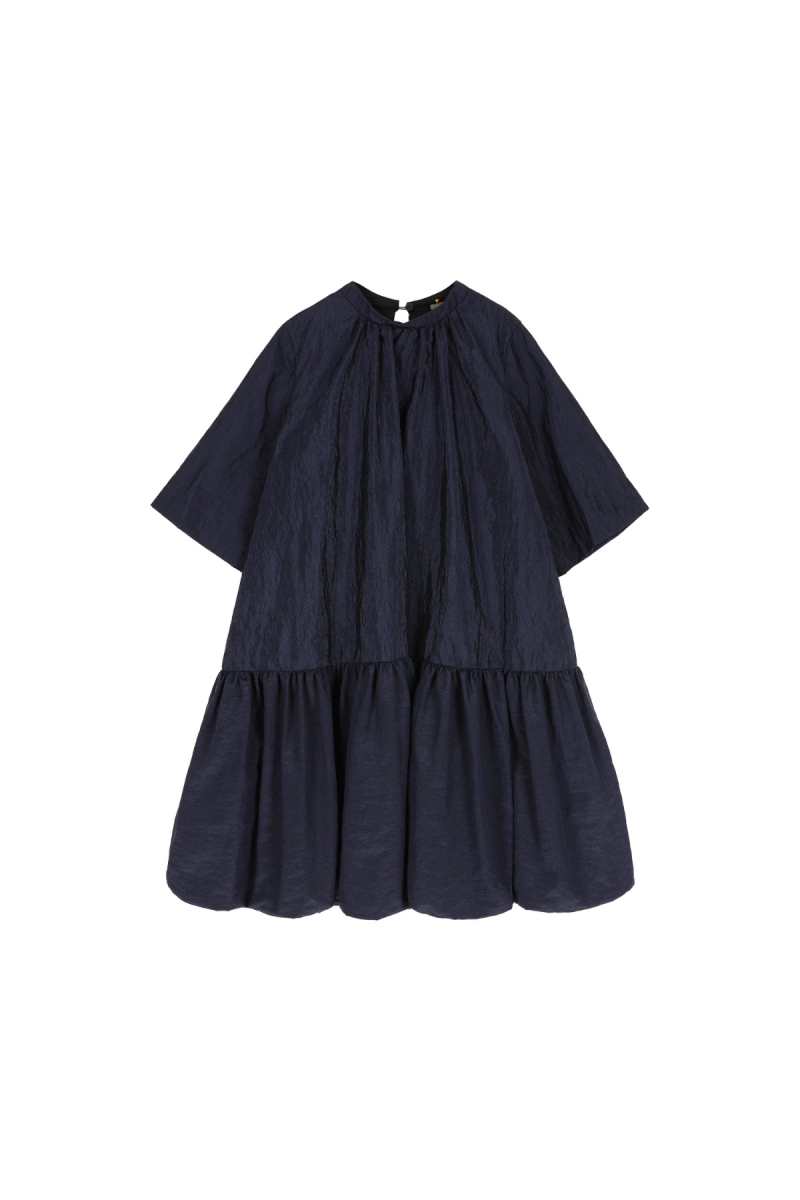 jurk 4043 nylon dark blue van caroline bosmans
