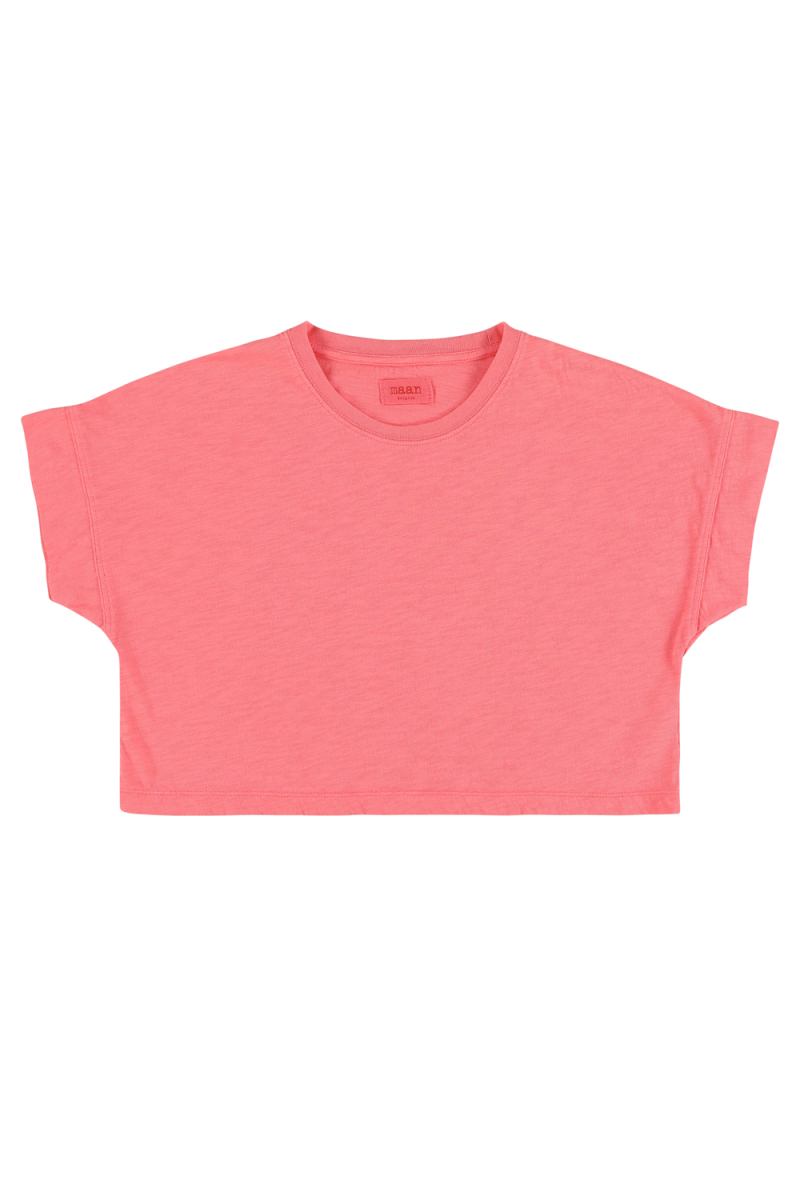 shop nu t-shirt belem corail van maan bij ik koop Belgisch conceptstore 'les belges', ruimste aanbod van Belgische damesmode en kindermode