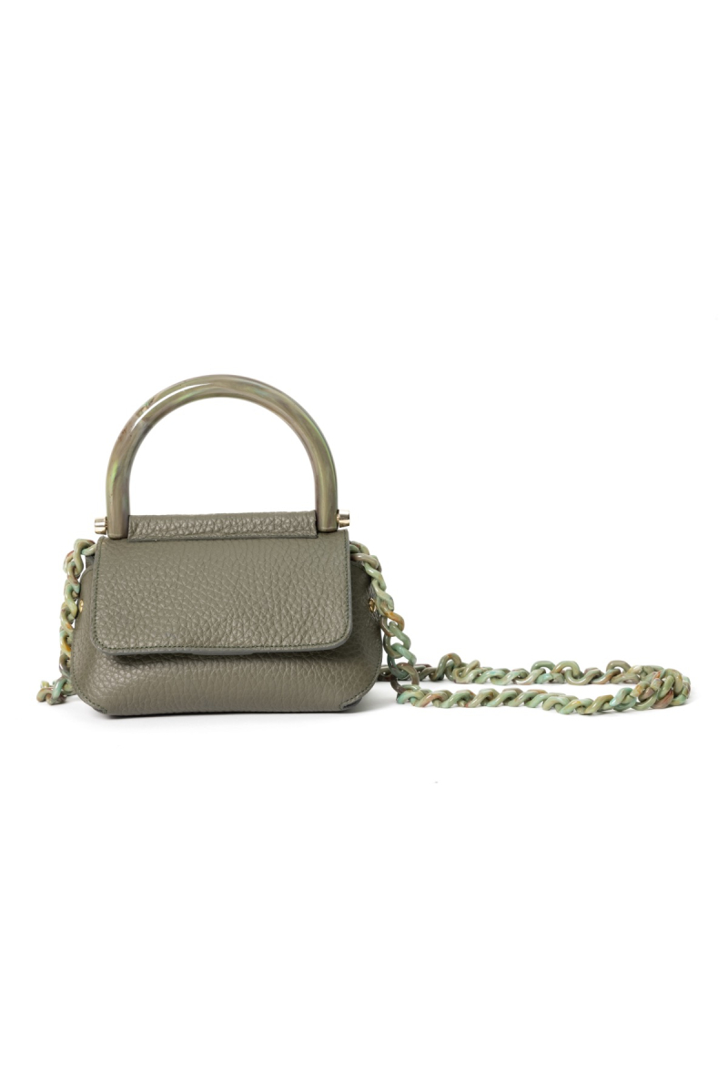 handtas bonnie bag mini khaki van laurence delvallez