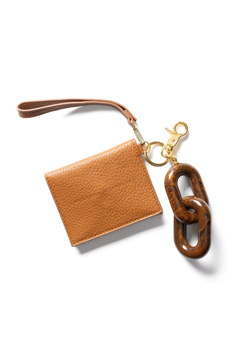 handtas keyhanger with cardholder honey van laurence delvallez