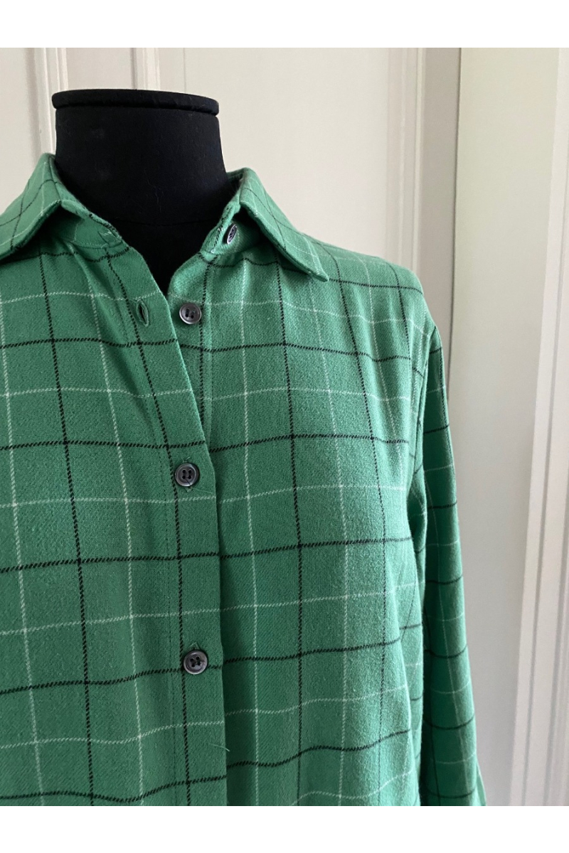 shop nu jurk march groen van maan bij ik koop Belgisch conceptstore 'les belges', ruimste aanbod van Belgische kindermode