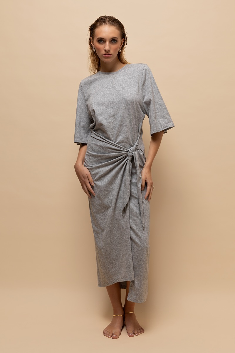 dress yorky jersey grey van mel