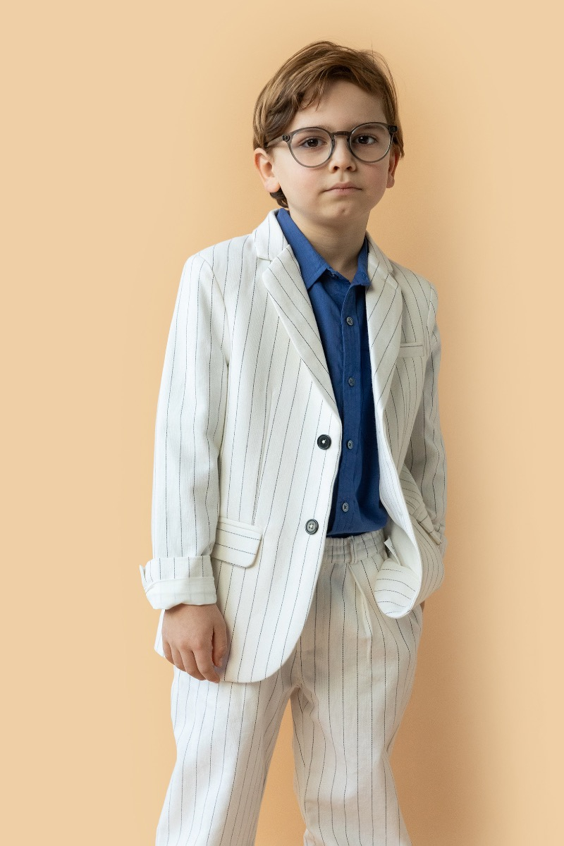 shop nu hemd coffee cambique blue van simple kids bij ik koop Belgisch conceptstore 'les belges', ruimste aanbod van Belgische kindermode