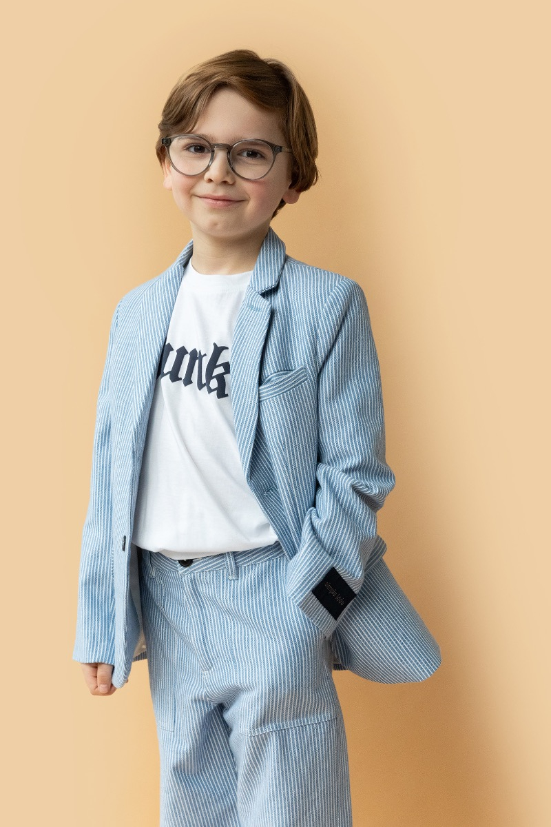 shop nu broek dhokla b london blue van simple kids bij ik koop Belgisch conceptstore 'les belges', ruimste aanbod van Belgische kindermode