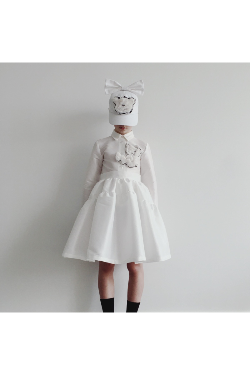 shop nu rok 3001 wit van caroline bosmans bij ik koop Belgisch conceptstore 'les belges', ruimste aanbod van Belgische damesmode en kindermode