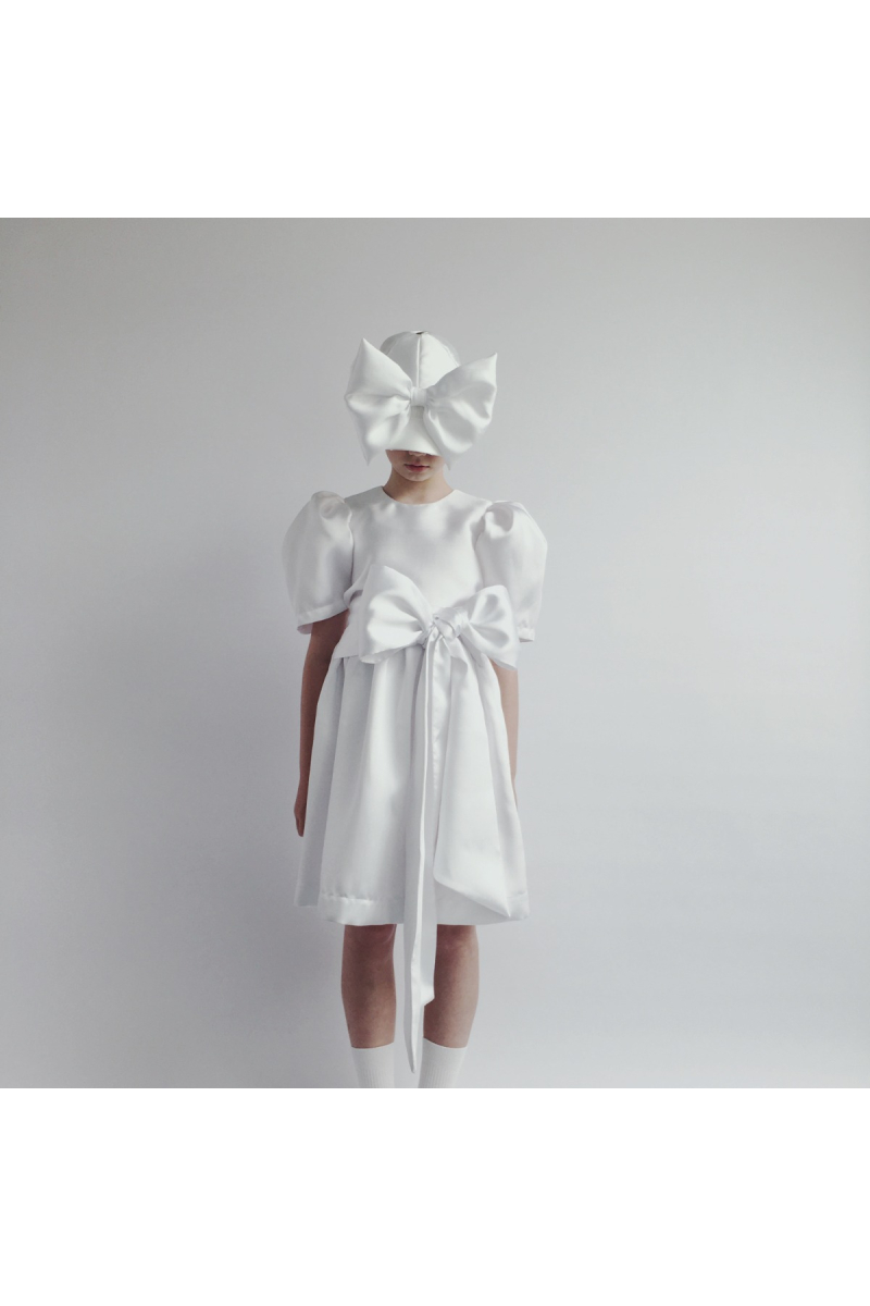 shop nu blouse 1512 white van caroline bosmans bij ik koop Belgisch conceptstore 'les belges', ruimste aanbod van Belgische kindermode