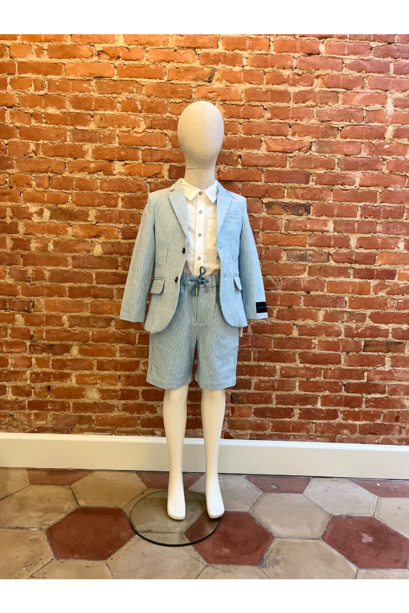 short dhoklaa boys blue van simple kids