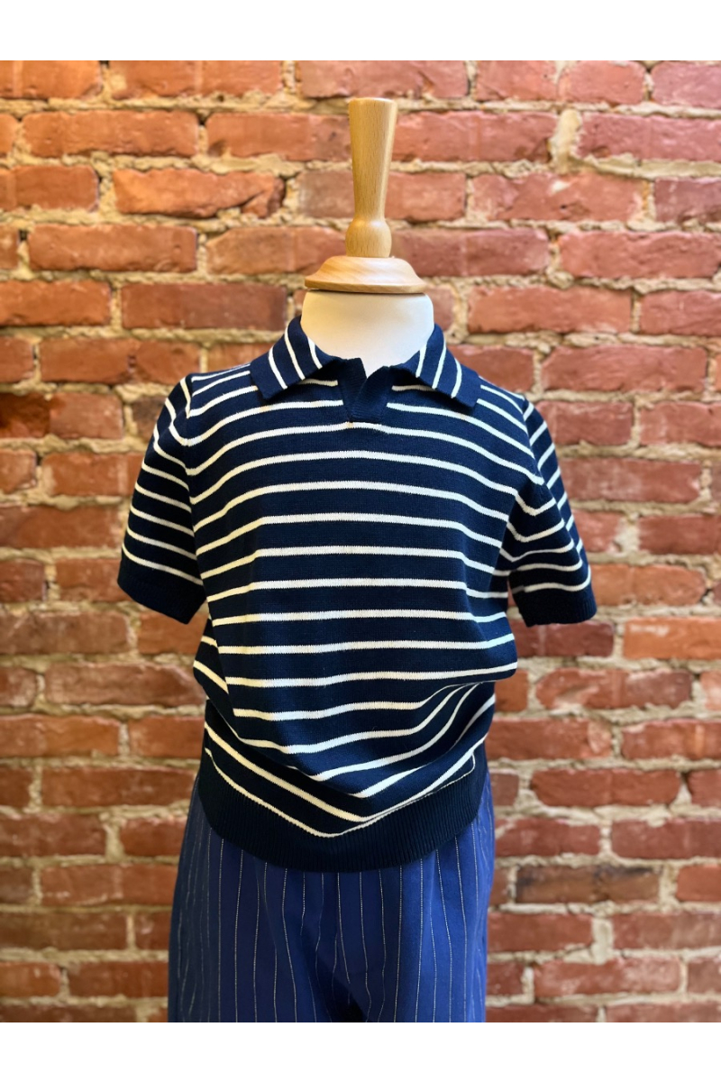 trui omar cotton navy van simple kids