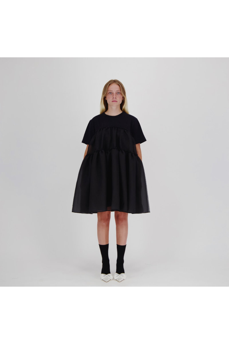 jurk co jersey 4046 black van caroline bosmans