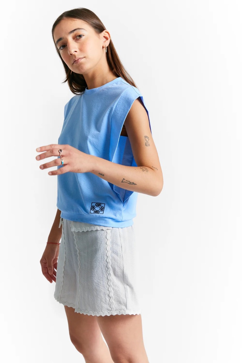 t-shirt sanfrancisco ionic blue van indee