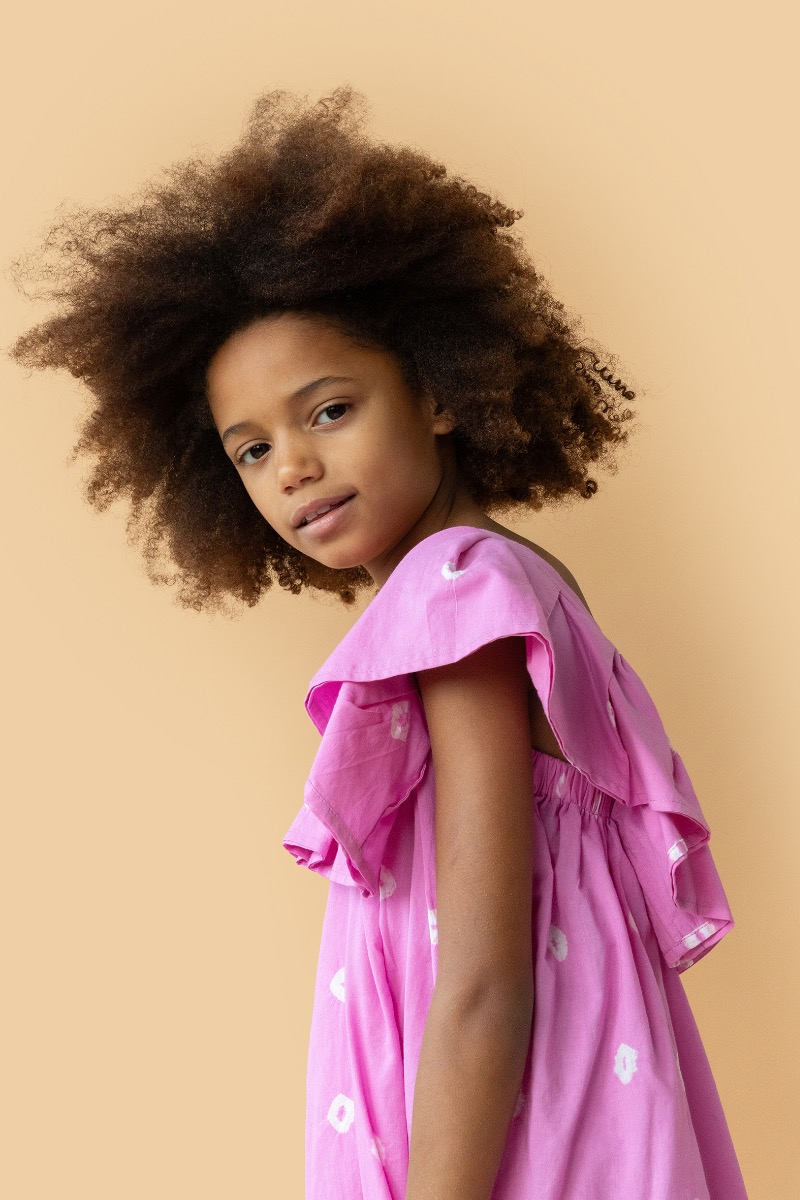 shop nu jurk bel e band pink van simple kids bij ik koop Belgisch conceptstore 'les belges', ruimste aanbod van Belgische kindermode