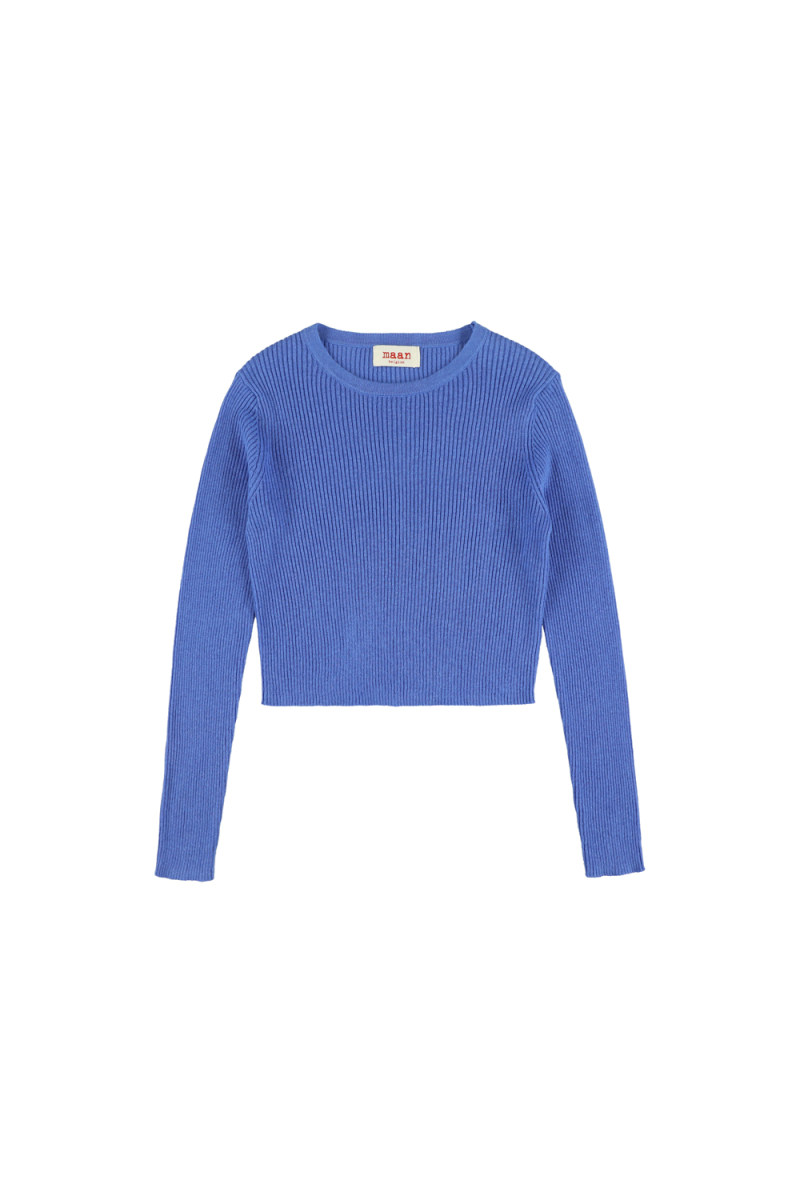 shop nu trui paris blue van maan bij ik koop Belgisch conceptstore 'les belges', ruimste aanbod van Belgische damesmode en kindermode