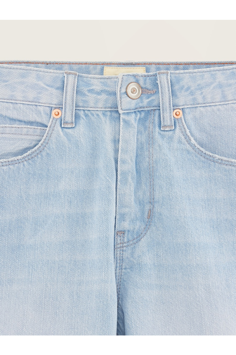 short peers lt blue bleach van bellerose