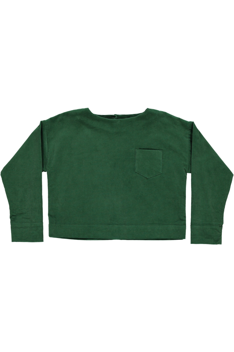 shop nu t-shirt ruth groen van maan bij ik koop Belgisch conceptstore 'les belges', ruimste aanbod van Belgische kindermode