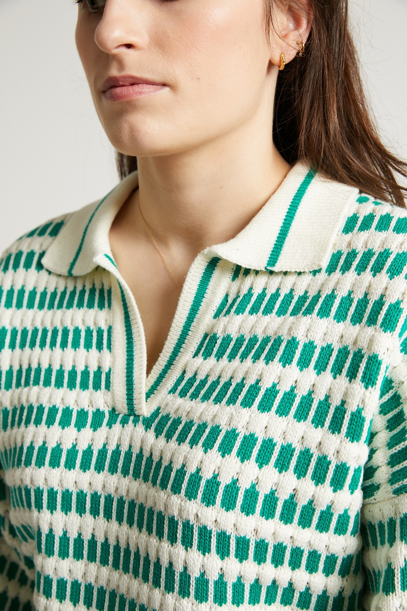 trui sablon off white van indee