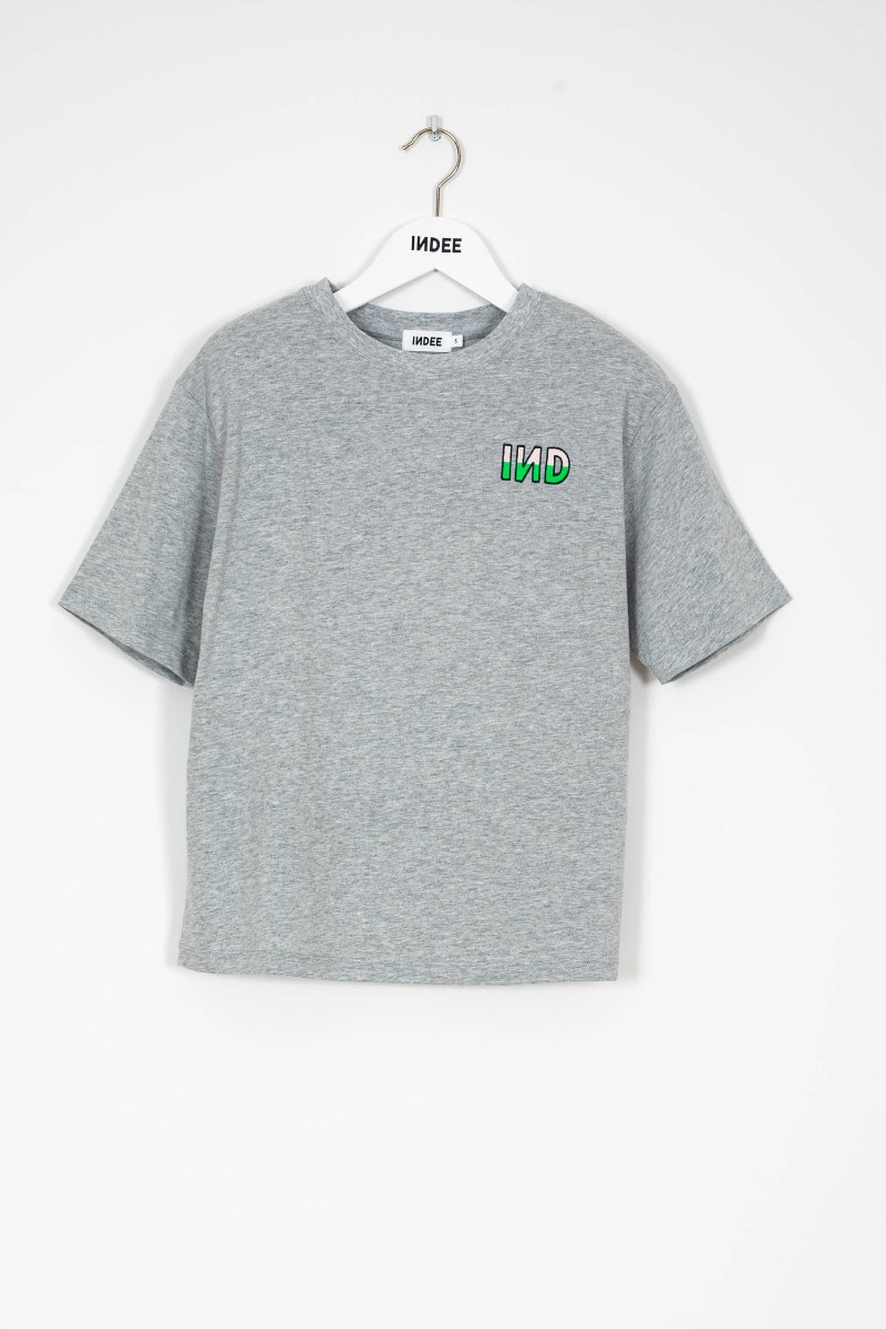 t-shirt samoa grey van indee