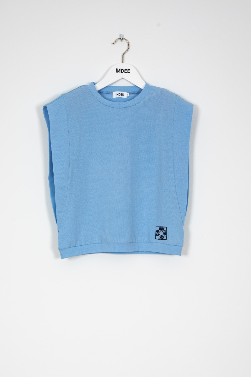 t-shirt sanfrancisco ionic blue van indee