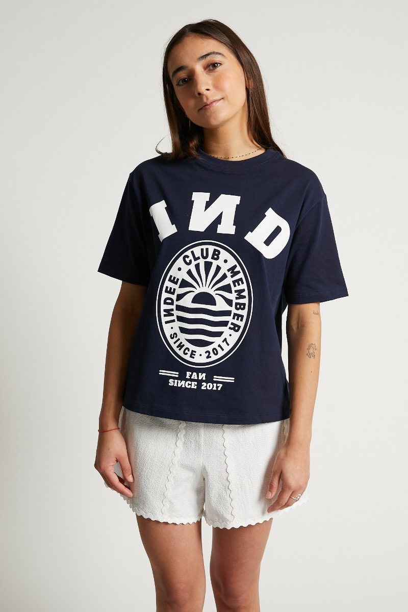 t-shirt sienna navy van indee