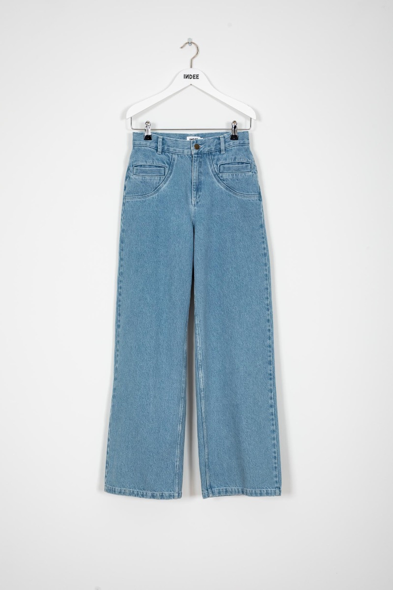 broek song light denim van indee