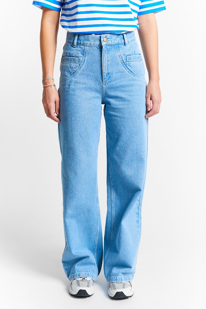 broek song light denim van indee