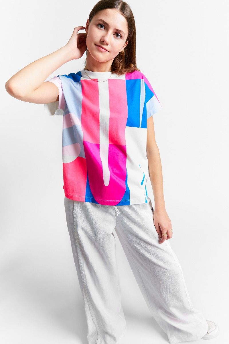 t-shirt sun blue van indee