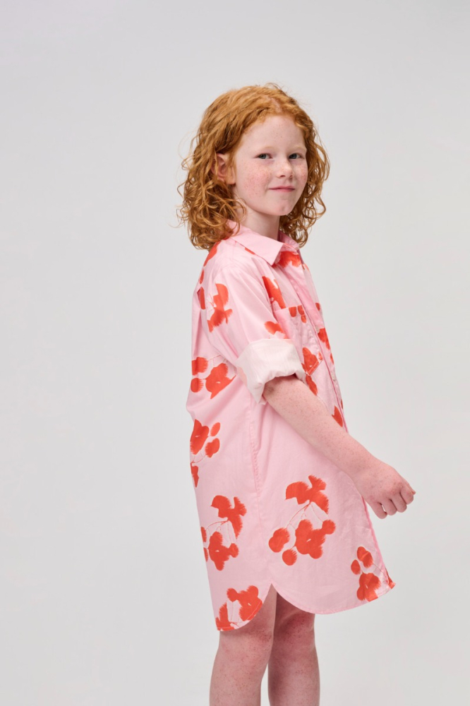 shop nu jurk astra pink van maan bij ik koop Belgisch conceptstore 'les belges', ruimste aanbod van Belgische kindermode