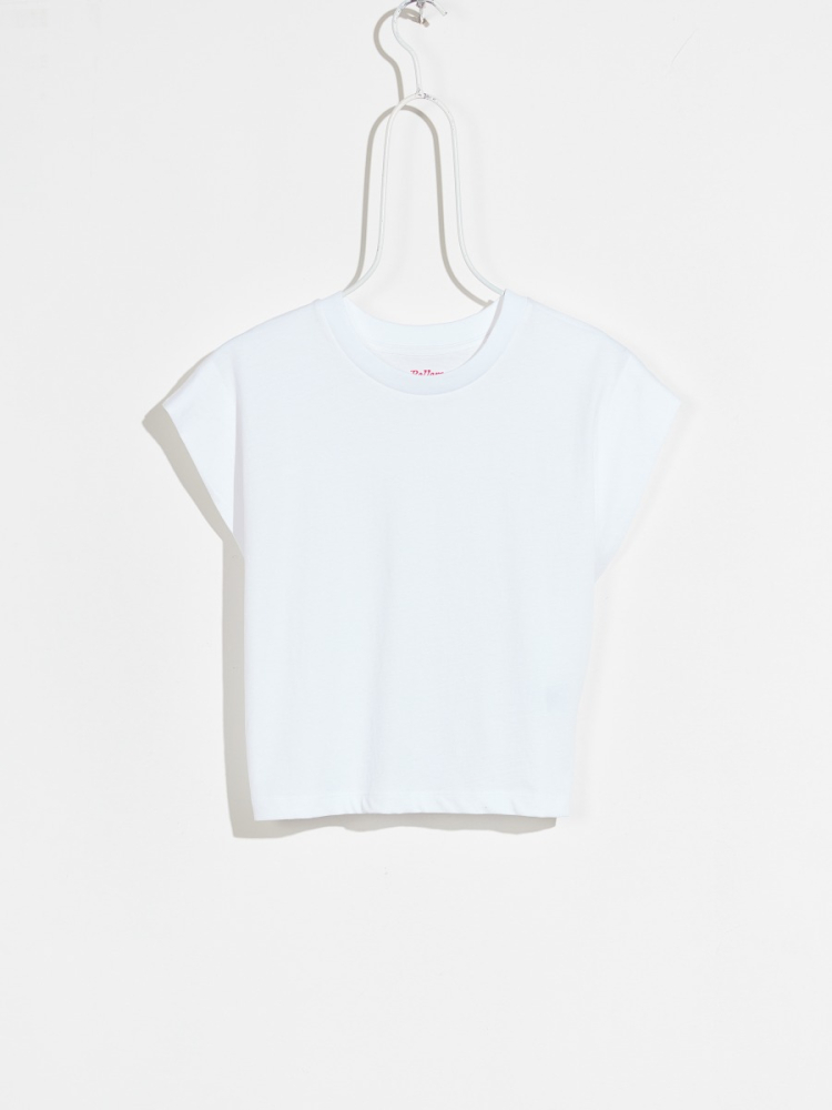 shop nu t-shirt crom white van bellerose bij ik koop Belgisch conceptstore 'les belges', ruimste aanbod van Belgische kindermode