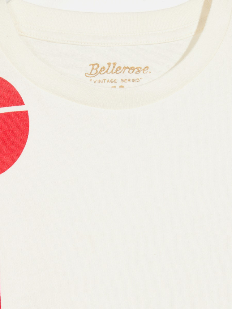 shop nu t-shirt argi vintage white-t1458g van bellerose bij ik koop Belgisch conceptstore 'les belges', ruimste aanbod van Belgische kindermode