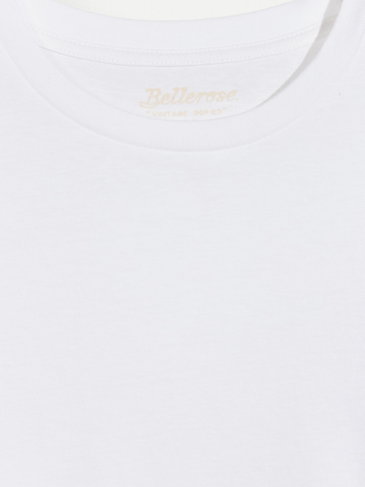 shop nu t-shirt vince white-t1570 van bellerose bij ik koop Belgisch conceptstore 'les belges', ruimste aanbod van Belgische kindermode