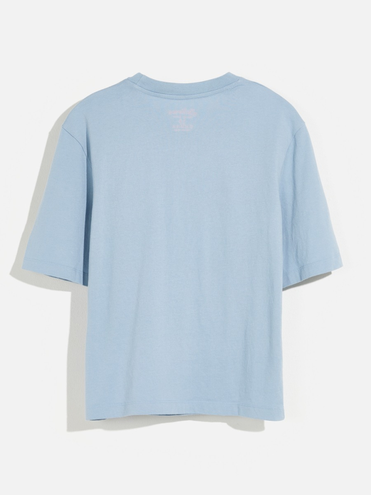 shop nu t-shirt milow blue fog-t1485w van bellerose bij ik koop Belgisch conceptstore 'les belges', ruimste aanbod van Belgische kindermode
