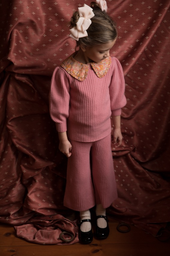 shop nu broek ona wool marzipan roze van morley bij ik koop Belgisch conceptstore 'les belges', ruimste aanbod van Belgische kindermode