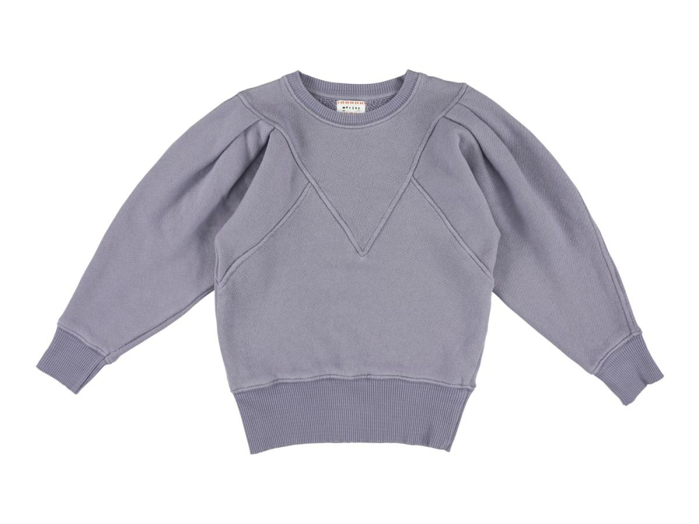 shop nu sweater owl suti bullit blauw van morley bij ik koop Belgisch conceptstore 'les belges', ruimste aanbod van Belgische kindermode
