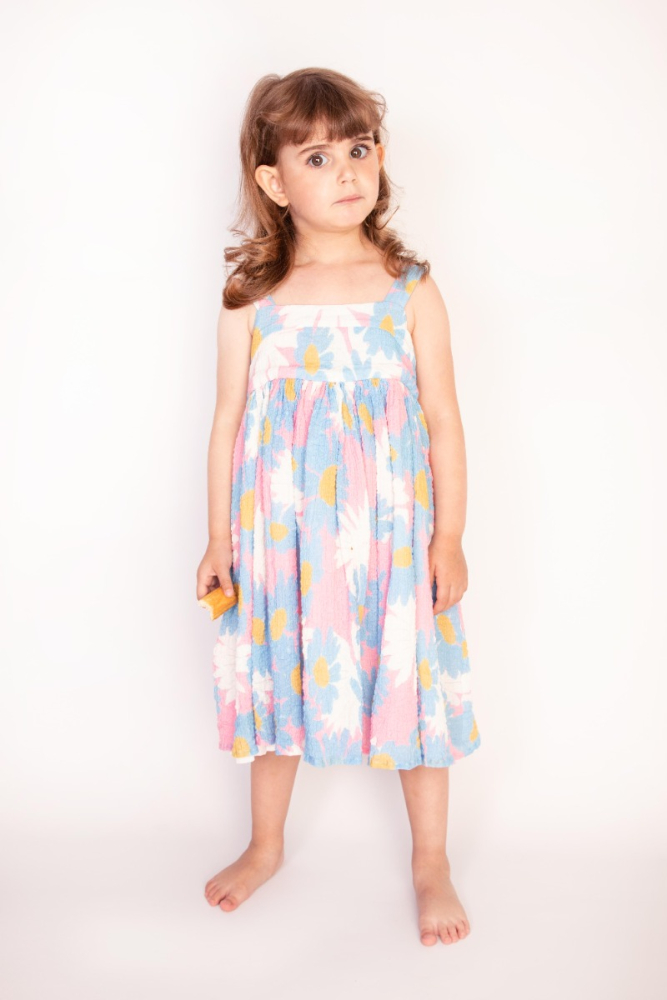shop nu jurk pammy daisy multi van morley bij ik koop Belgisch conceptstore 'les belges', ruimste aanbod van Belgische kindermode