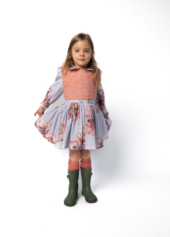 shop nu jurk robin poppy snow van morley bij ik koop Belgisch conceptstore 'les belges', ruimste aanbod van Belgische kindermode
