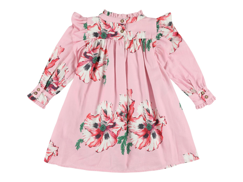 shop nu jurk rookie poppy pink van morley bij ik koop Belgisch conceptstore 'les belges', ruimste aanbod van Belgische kindermode