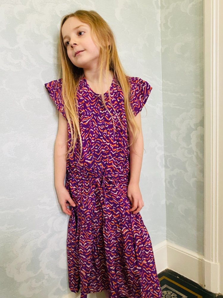 shop nu jurk pony purple simple kids bij ik koop Belgisch conceptstore 'les belges', ruimste aanbod van beste Belgische kindermode