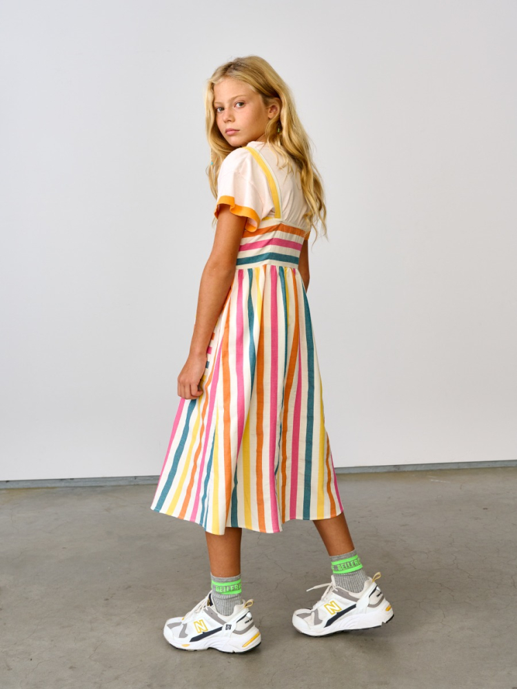 shop nu jurk axelle stripe van bellerose bij ik koop Belgisch conceptstore 'les belges', ruimste aanbod van Belgische kindermode